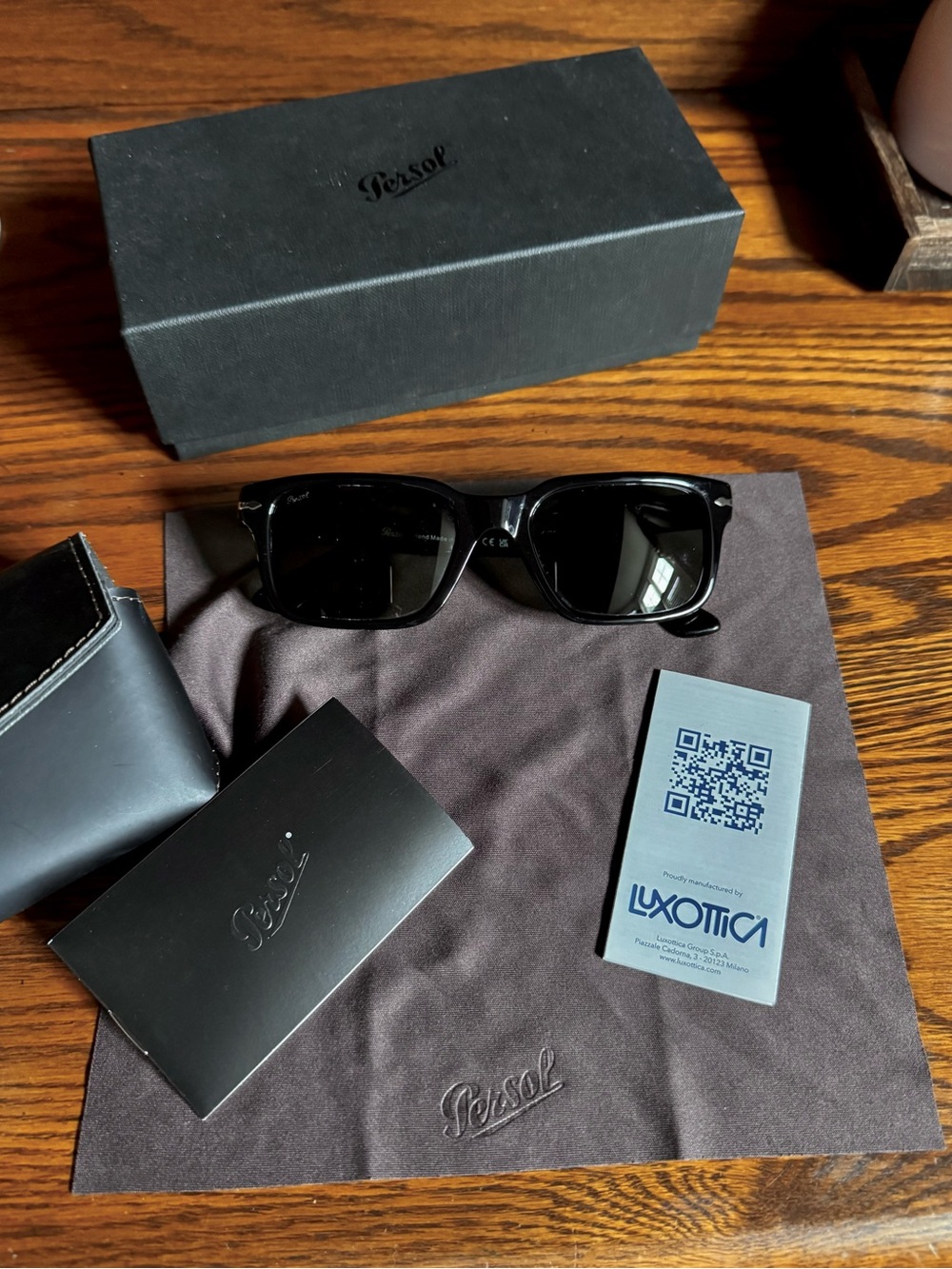 Persol Black Sunglasses